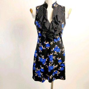 white house black market flower dress light small